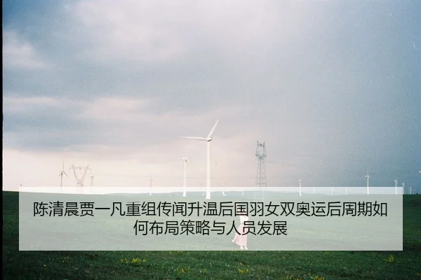 陈清晨贾一凡重组传闻升温后国羽女双奥运后周期如何布局策略与人员发展